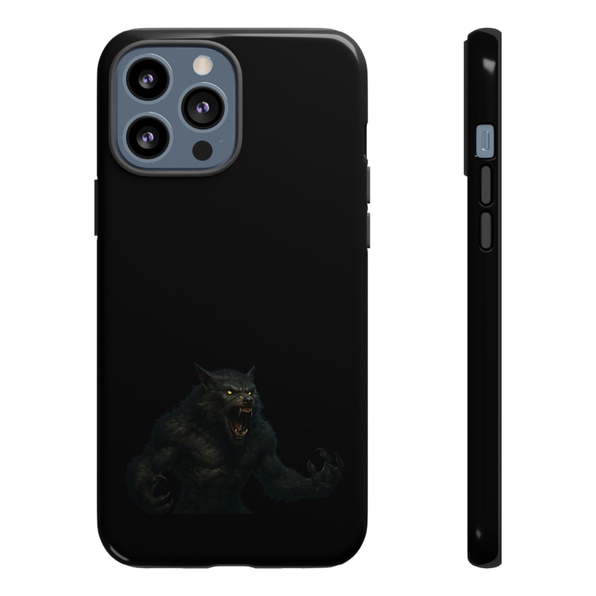 Werewolf Phone Case, dark monster graphic tough protective case - view 8