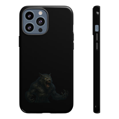 Werewolf Phone Case, dark monster graphic tough protective case - view 8
