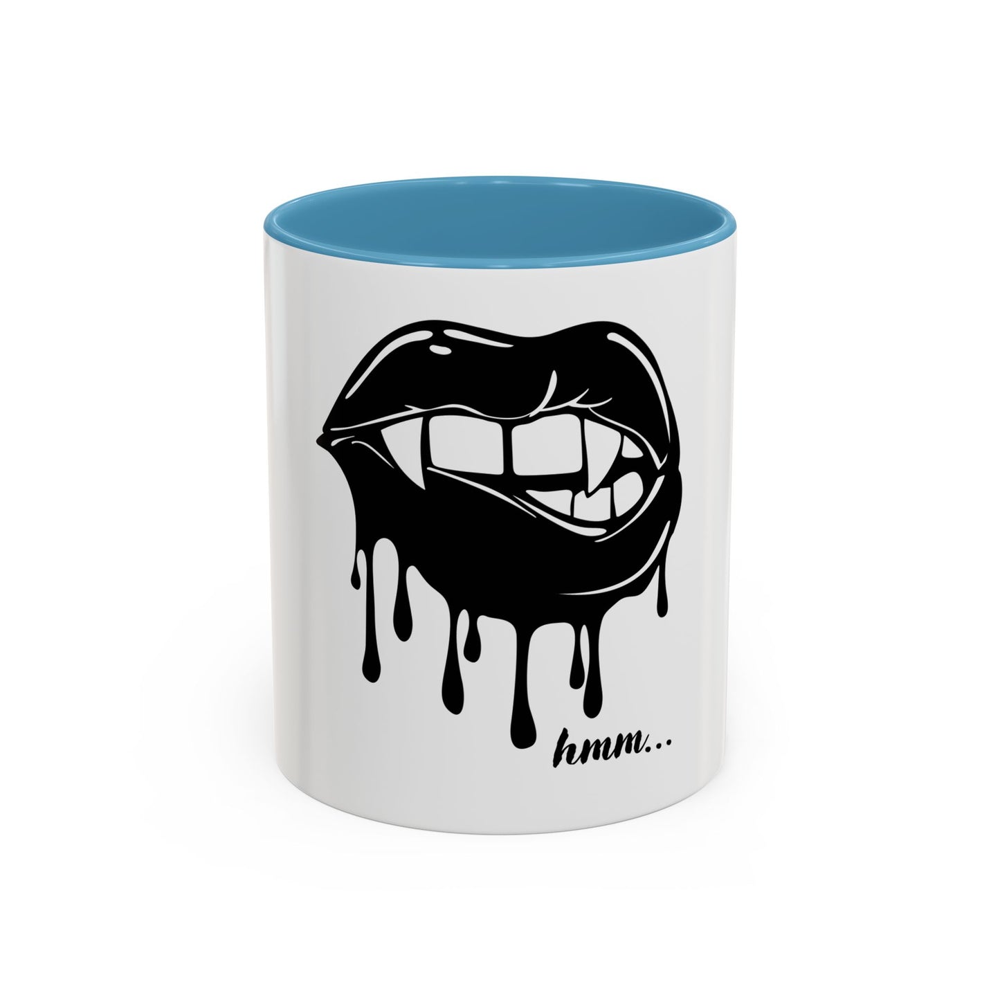 Vampire Lip Accent Coffee Mug - 11oz & 15oz - Unique Halloween Gift - TRV