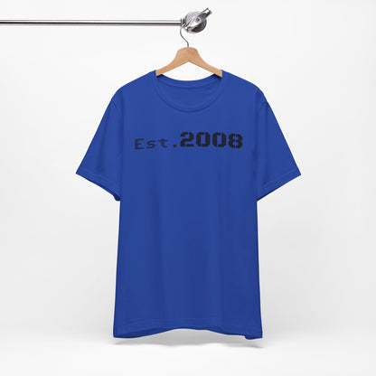 Est. 2008 Unisex Tee, Cool Vintage T-Shirt, Casual Gift, Birthday Apparel, Nostalgic Fashion