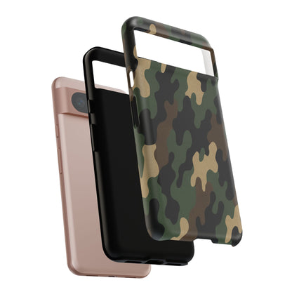Camouflage Phone Case, Tough Cases, Military Style, Unique Phone Accessories, Gift for Him, Durable Phone Cover - TRV