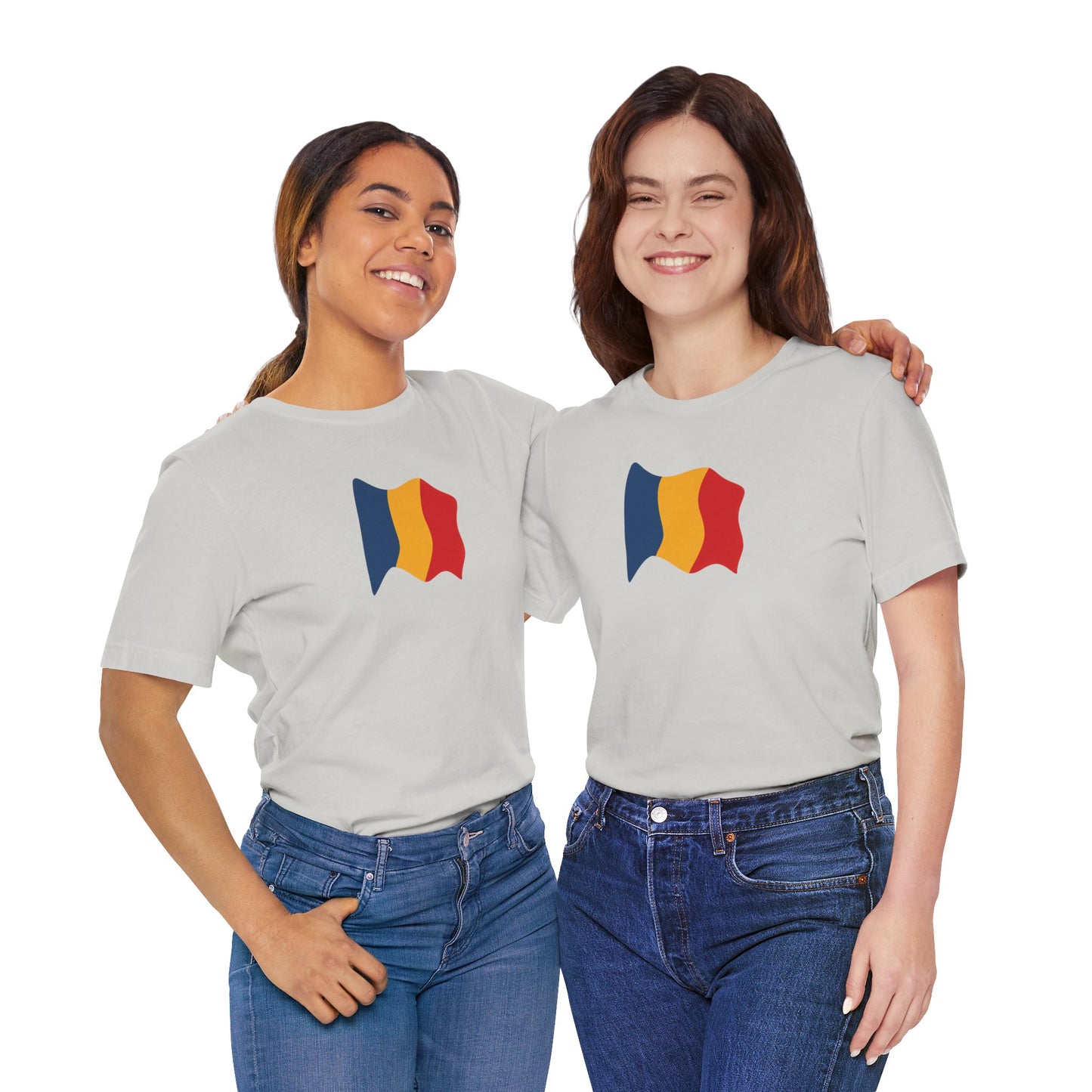 Romanian Flag Unisex Short Sleeve Tee, Casual Shirt, Travel T-Shirt, Gift for Romanians, Summer Outfit, Everyday Wear
