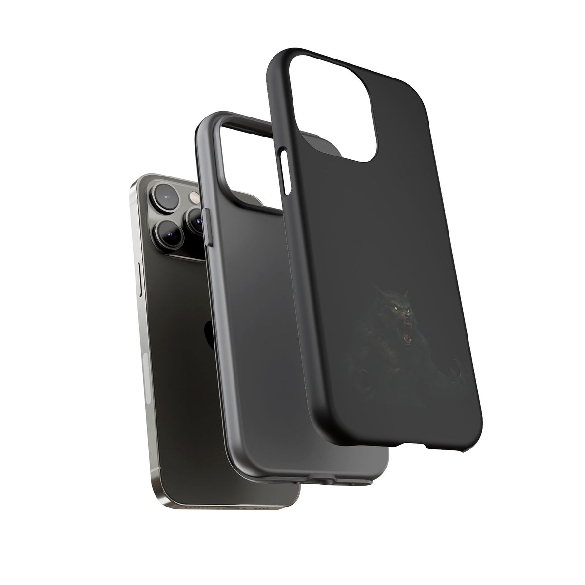 Werewolf Phone Case, dark monster graphic tough protective case - view 113