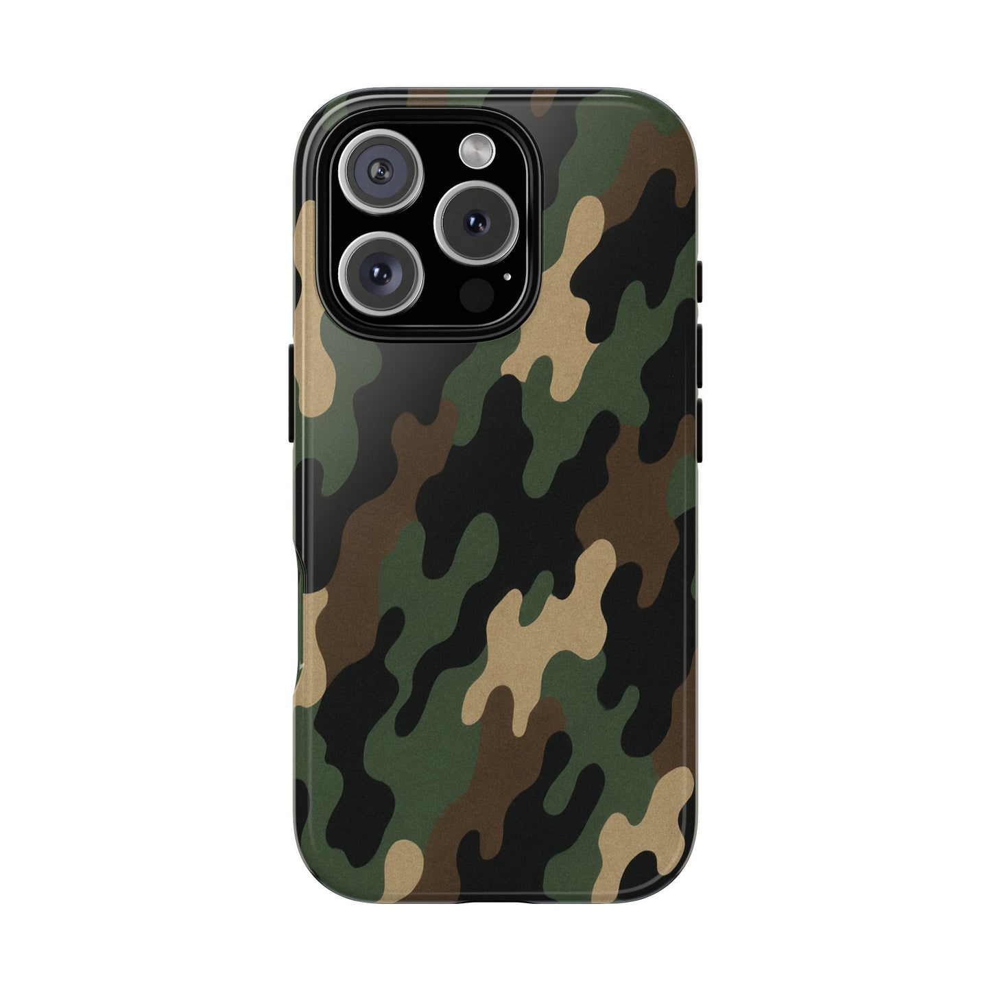 Camouflage Phone Case, Tough Cases, Military Style, Unique Phone Accessories, Gift for Him, Durable Phone Cover - TRV