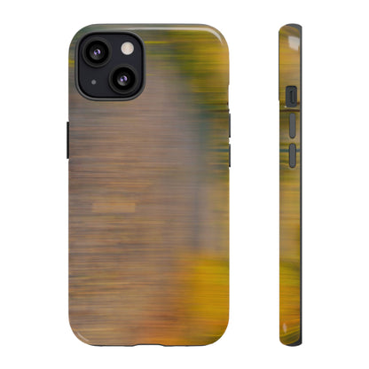 Autumn Blur Tough Phone Case — Fall Colors Protective iPhone Cover