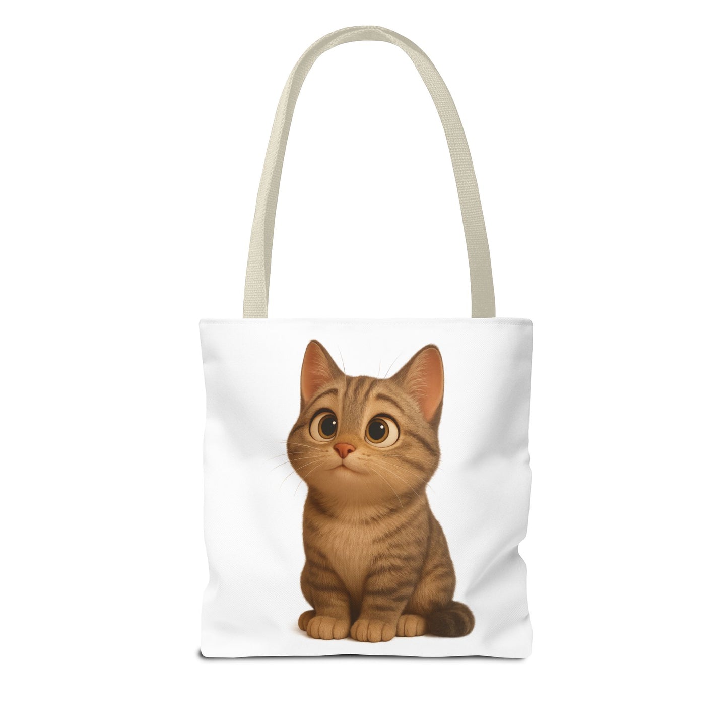 Cute Cat Tote Bag - Perfect for Animal Lovers, Eco-Friendly Carryall, Beach Bag, Shopping Tote, Gift for Cat Owners - TRV