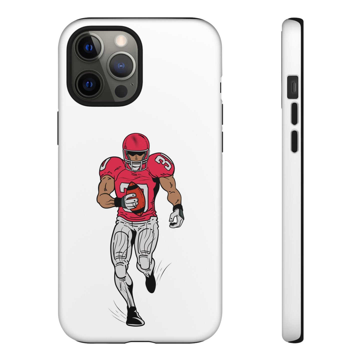 Football Player Tough Case, Sports Phone Cover, Athlete Gift, Tough Phone Case, Fall Sports, Football Lover's Accessory - TRV