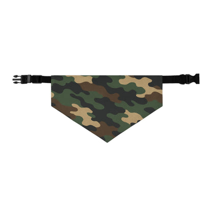 Stylish Camouflage Pet Bandana Collar | Dog Accessory for Outdoor Adventures, Pet Fashion, Camo Dog Gear, Puppy Bandana, Gift for Pet Lovers - TRV