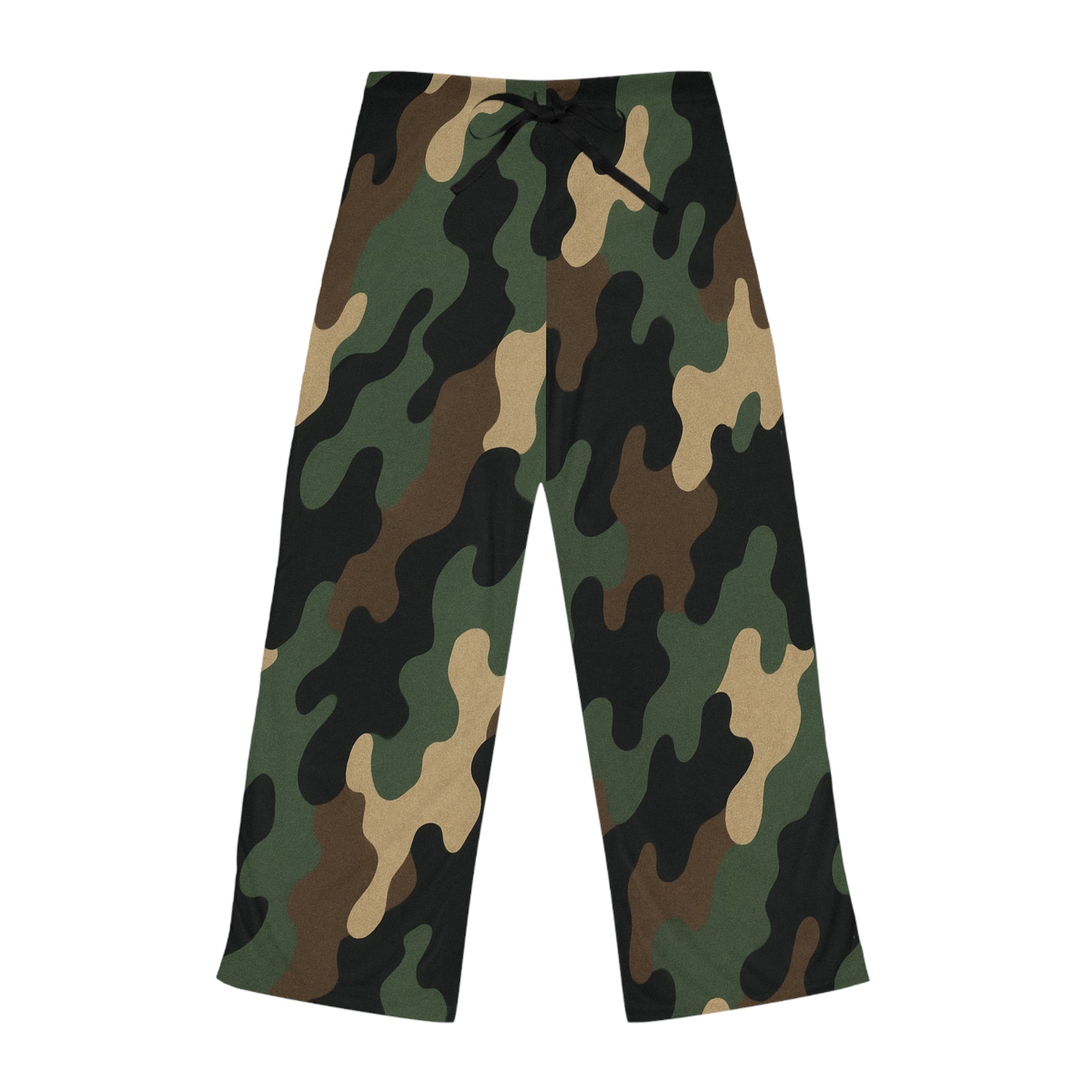 Camo Print Women's Pajama Pants | Comfortable Sleepwear for Relaxing Nights, Gift for Her, Cozy Lounge Pants, Stylish Loungewear, Camo PJs - TRV