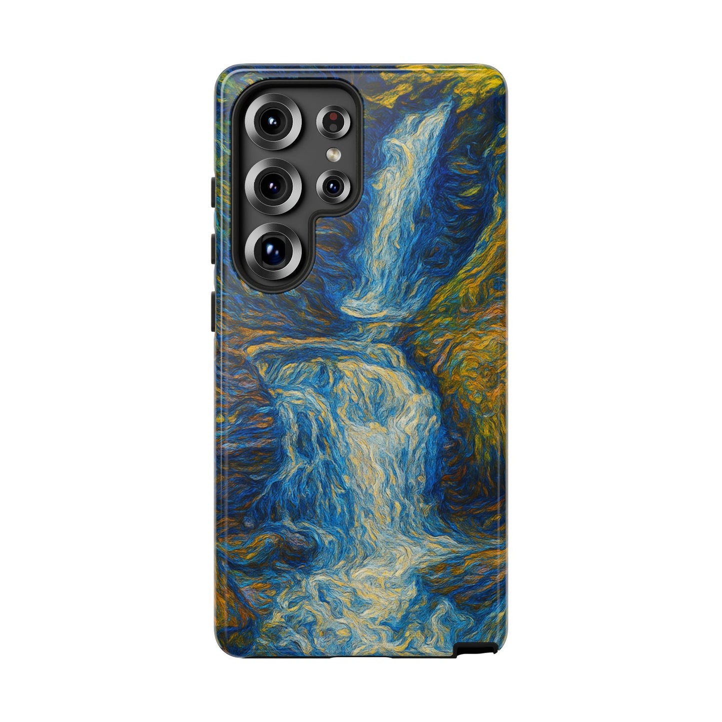 Artistic Phone Case - Waterfall Design, Unique Gift, Phone Accessory, Nature Lover, Original Artwork - TRV