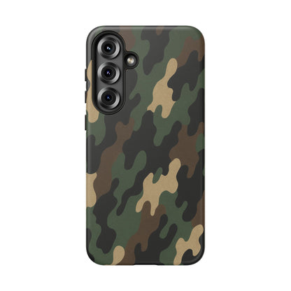 Camouflage Phone Case, Tough Cases, Military Style, Unique Phone Accessories, Gift for Him, Durable Phone Cover - TRV