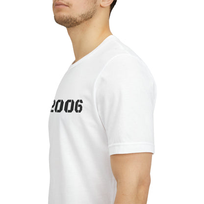 Vintage-style "Established 2006" graphic T-shirt by Printify, featuring bold text and retro design for birthday celebrations.