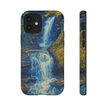 Artistic Phone Case - Waterfall Design, Unique Gift, Phone Accessory, Nature Lover, Original Artwork - TRV