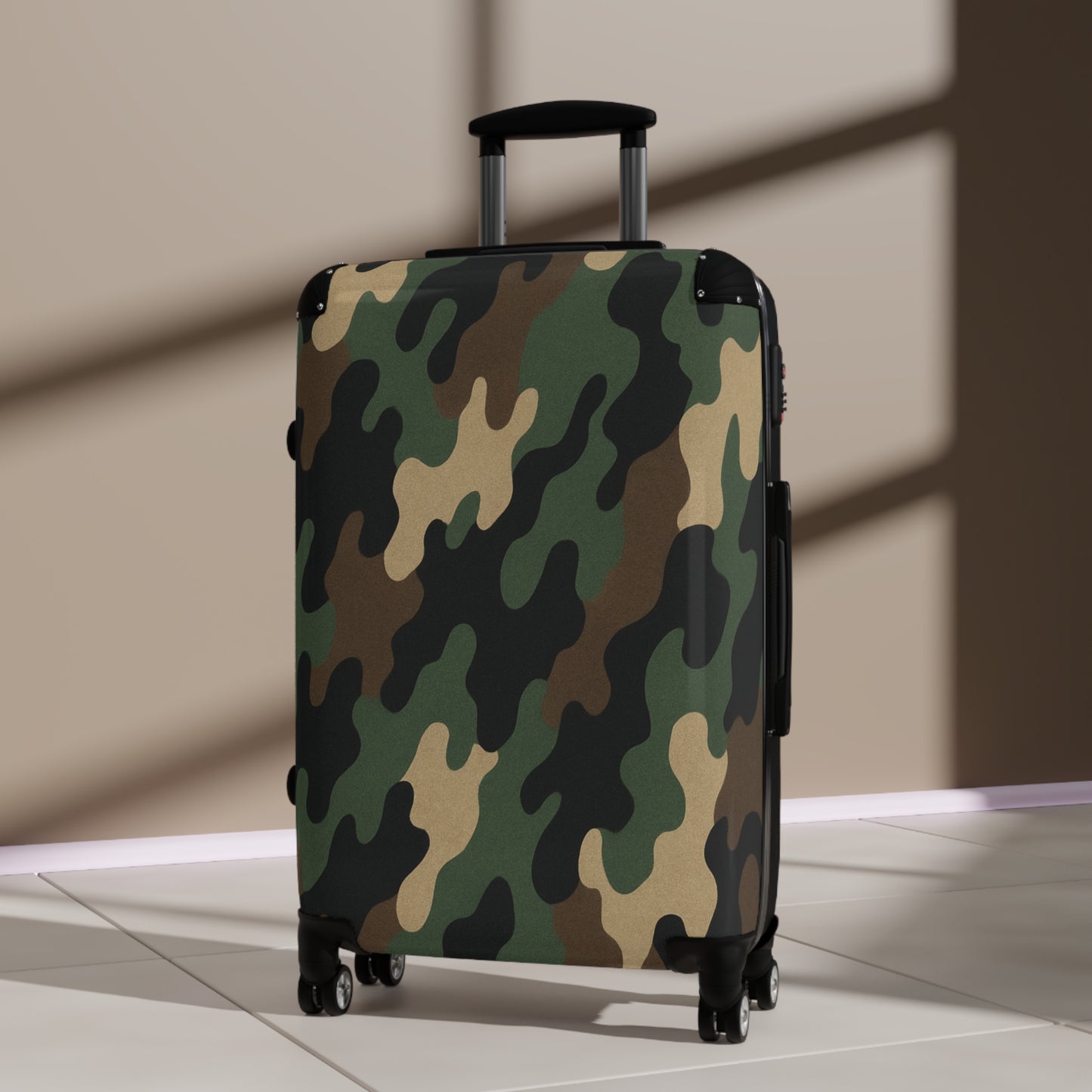 Camouflage Carry-On Suitcase – Military Camo Travel Luggage