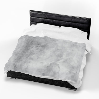 Velveteen plush blanket with all-over print, soft and luxurious throw for home, couch, or bed by Printify.