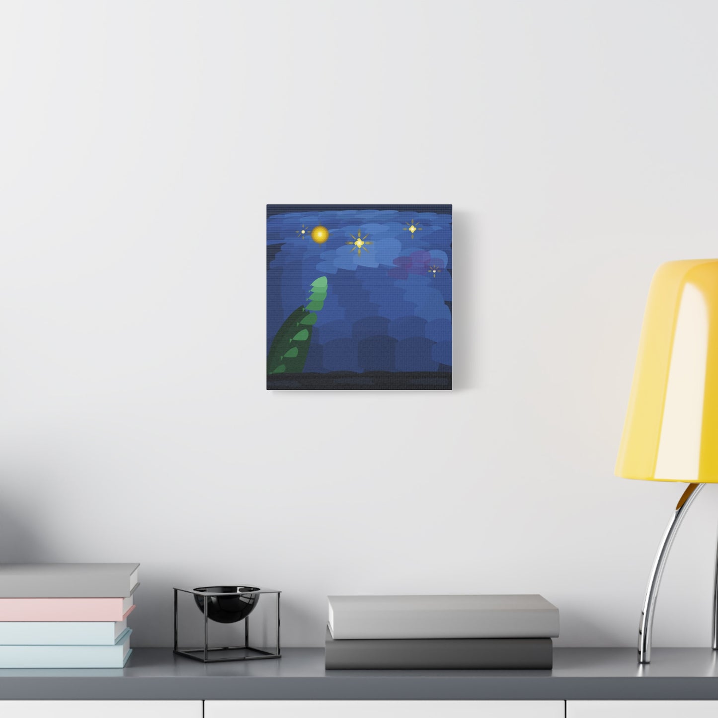 Starry Night Vortex Matte Canvas Stretched 1.25" | Impasto Brushstroke Reproduction