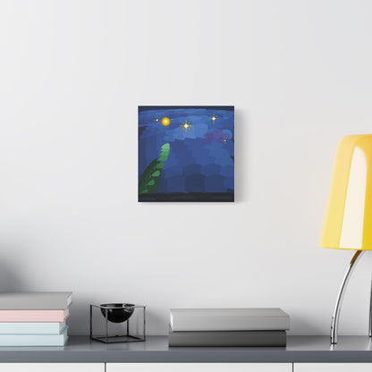 Starry Night Vortex Matte Canvas Stretched 1.25" | Impasto Brushstroke Reproduction