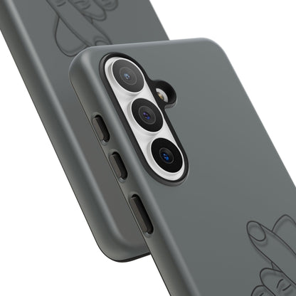 Silicone Phone Case, embossed Korean finger heart design - view 157