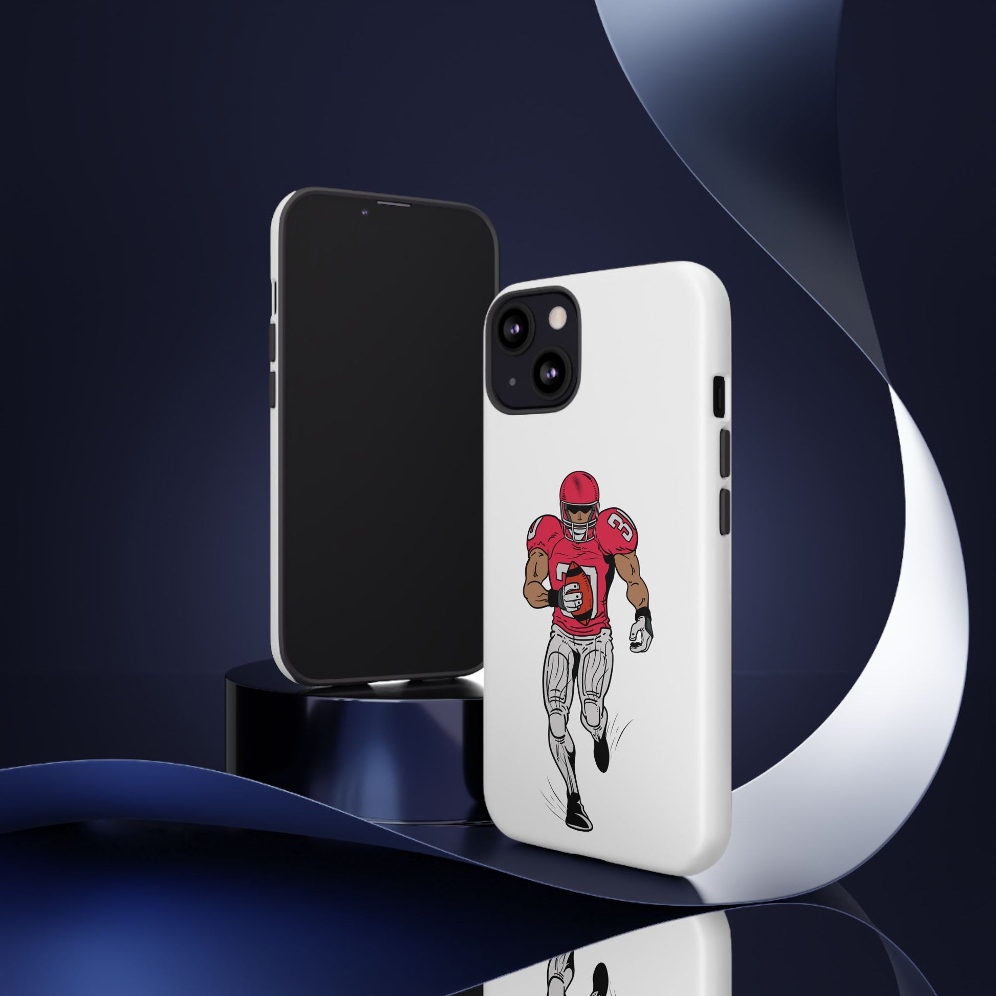 Football Player Tough Case, Sports Phone Cover, Athlete Gift, Tough Phone Case, Fall Sports, Football Lover's Accessory - TRV