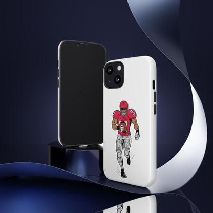 Football Player Tough Case, Sports Phone Cover, Athlete Gift, Tough Phone Case, Fall Sports, Football Lover's Accessory - TRV