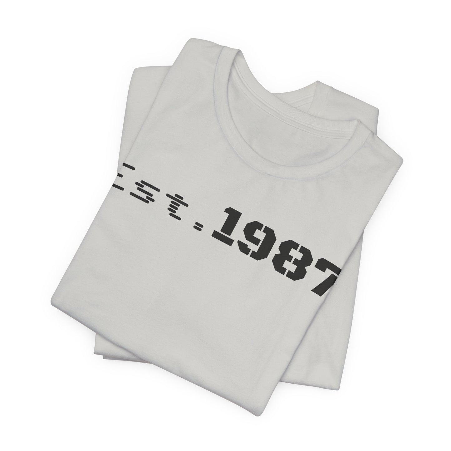 Est. 1987 Unisex Tee - Vintage Style Shirt, 80s Birth Year Gift, Casual Wear, Birthday T-Shirt, Retro Graphic Tee