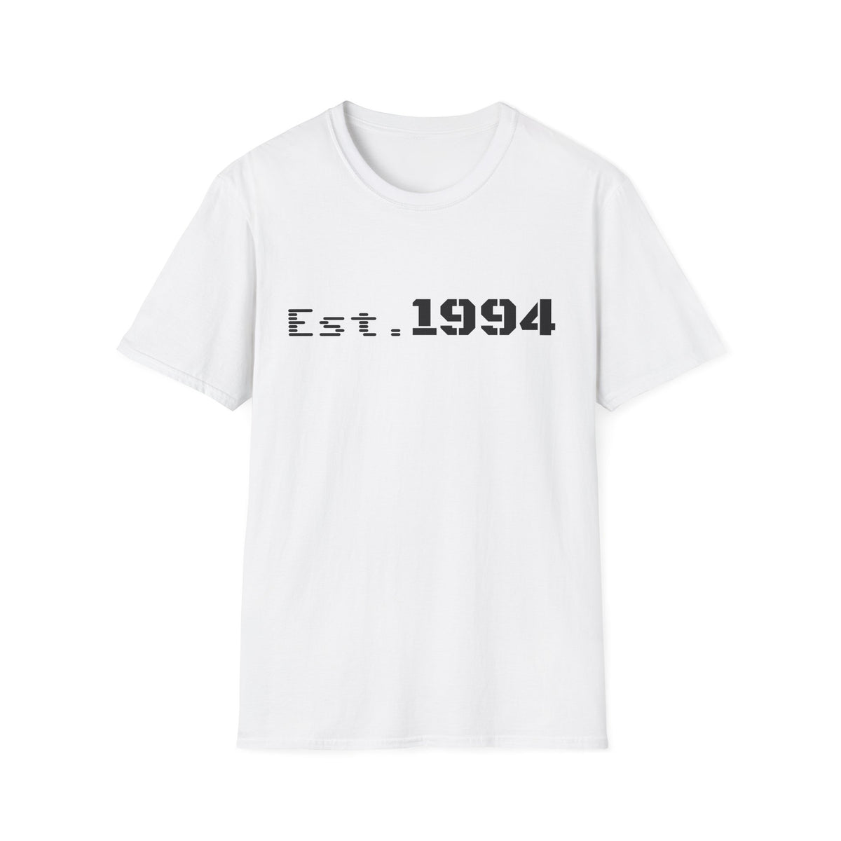 Vintage 1994 Est. graphic T-shirt by Printify featuring a retro design and classic fit, perfect for casual wear.
