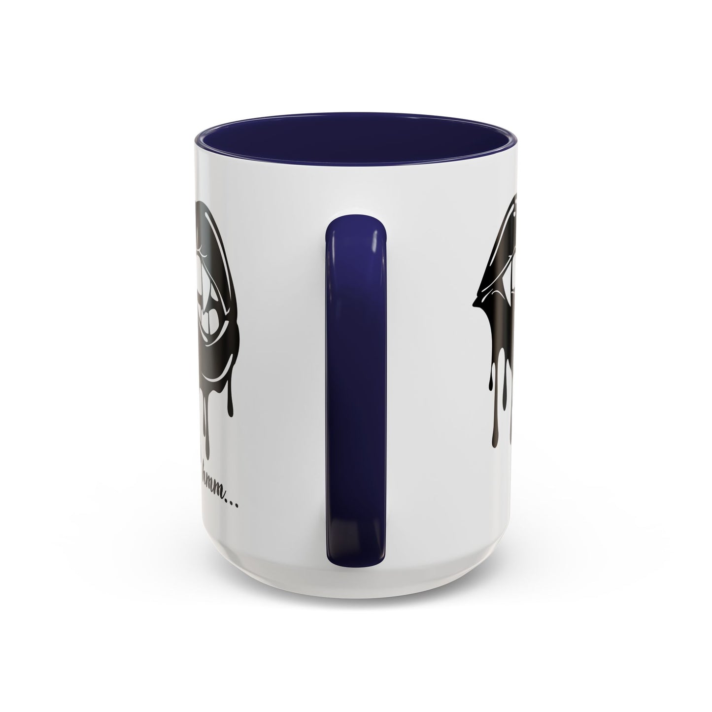 Dripping Lip Coffee Mug – "hmm..." Accent Ceramic Mug (11/15oz)