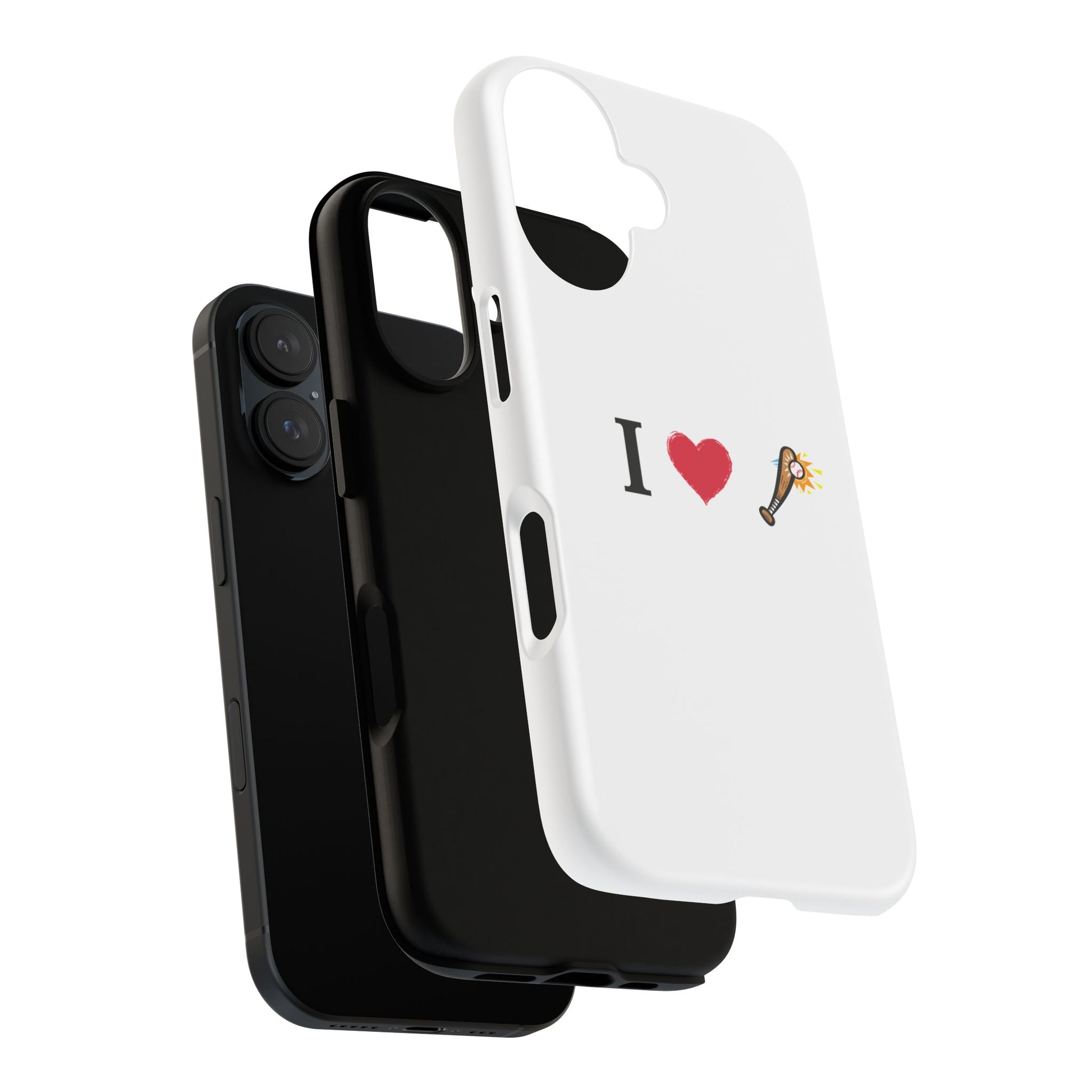 I Love Baseball Vibe Phone Case - Tough Cases for Sports Lovers, Gifts for Athletes, Fun Accessories, iPhone and Android Compatible - TRV