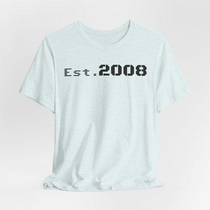 Est. 2008 Unisex Tee, Cool Vintage T-Shirt, Casual Gift, Birthday Apparel, Nostalgic Fashion