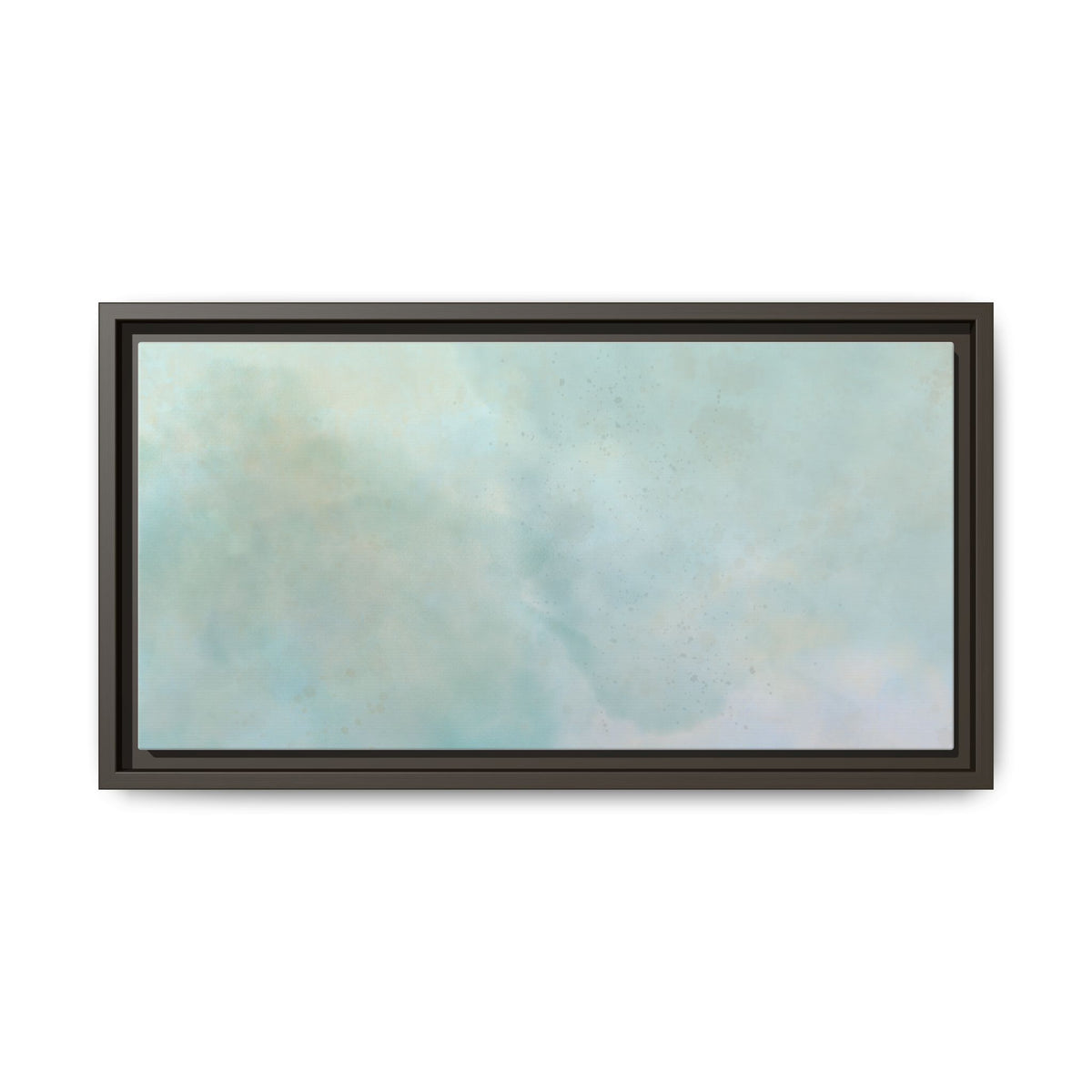 Soft abstract pastel watercolor design on matte canvas, by Printify, featuring a vibrant, artistic watercolor pattern on a canvas print.