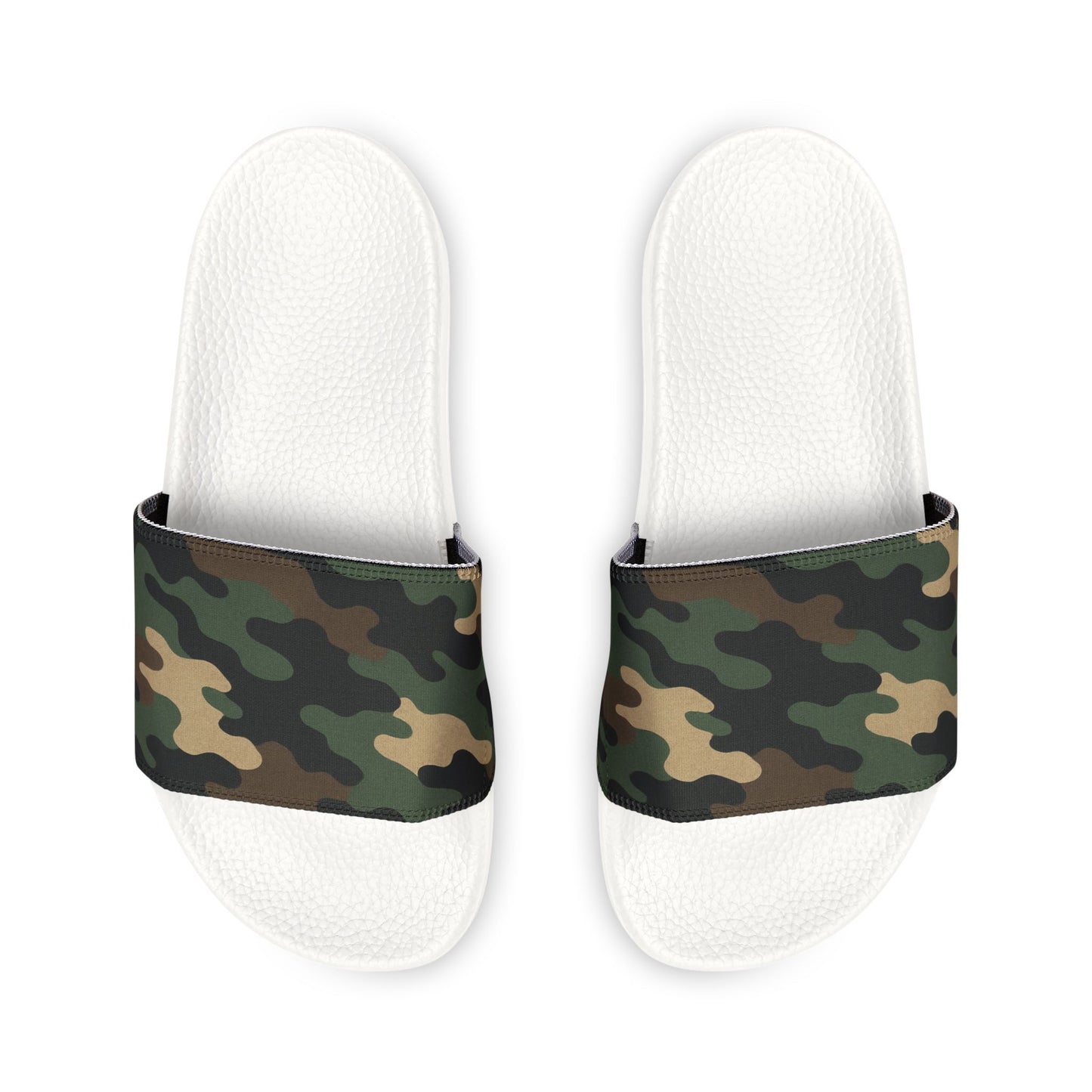 Camo Slide Sandals — Men's Removable-Strap Pool & Casual Slides