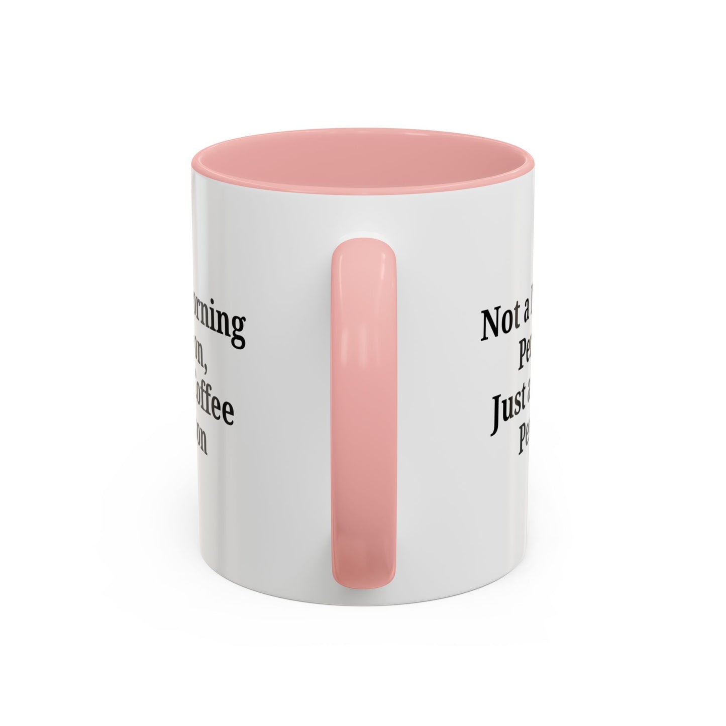 Coffee Lover's Accent Mug, Perfect for Gifting, Home Office Decor, Not a Morning Person, Coffee Enthusiast, Funny Coffee Mug - TRV
