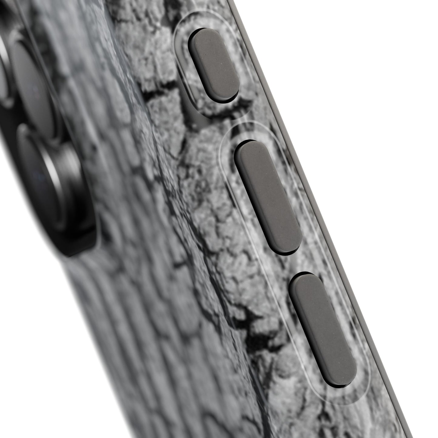 Bark Texture Magnetic Impact Phone Case
