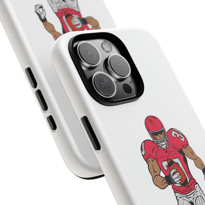 Football Player Tough Case, Sports Phone Cover, Athlete Gift, Tough Phone Case, Fall Sports, Football Lover's Accessory - TRV