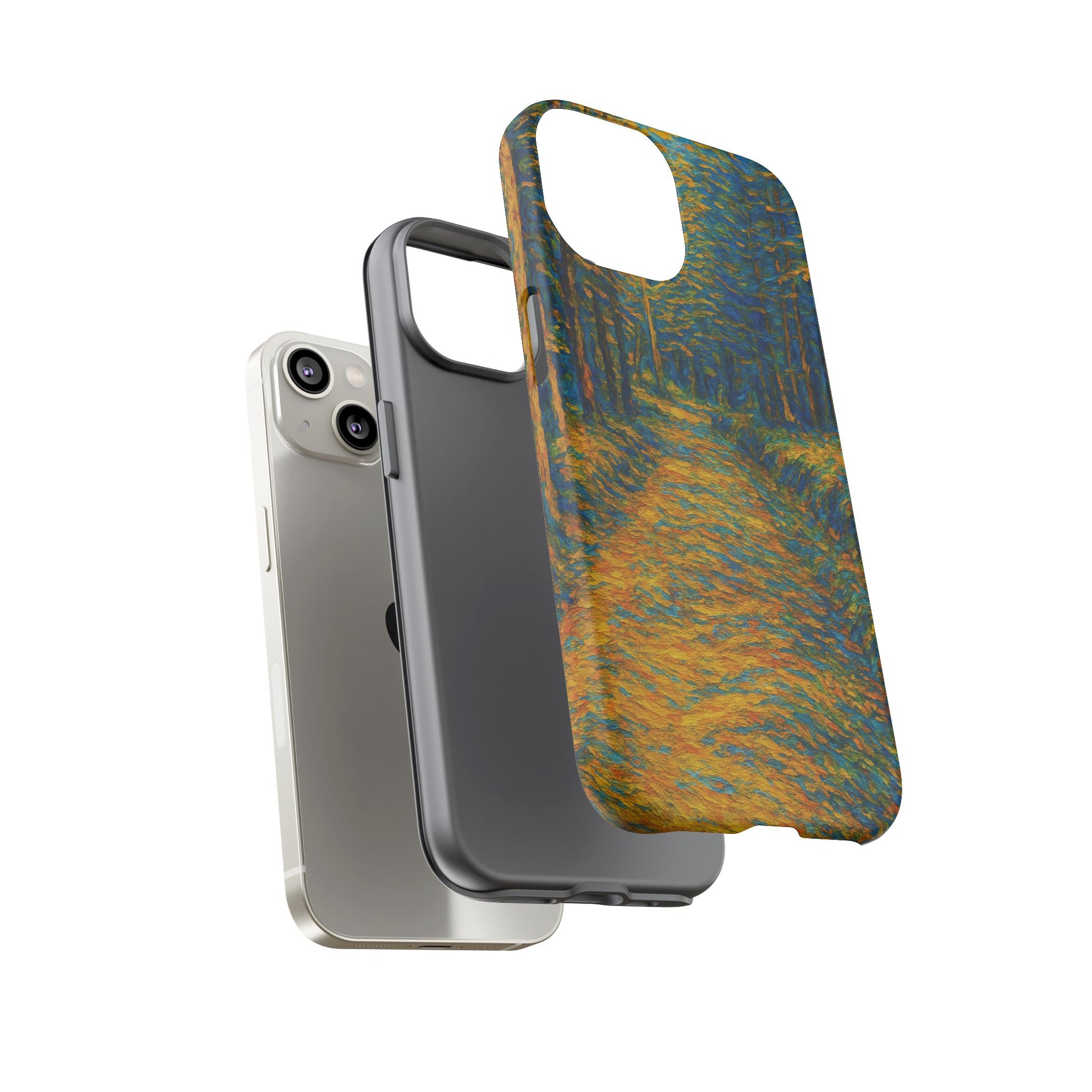 Artistic Phone Case for Nature Lovers, Tough Cases, Vibrant Design, Gift for Friends, Phone Accessories, Unique Artwork - TRV