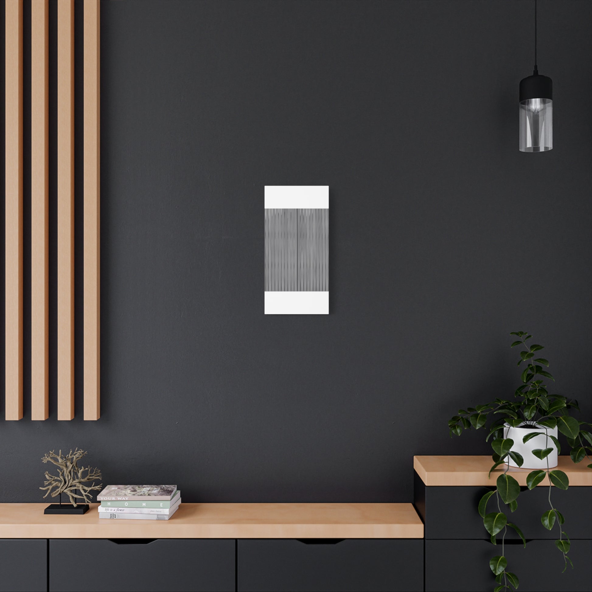 Modern Striped Canvas Art - 1.25" Stretched Wall Decor - TRV
