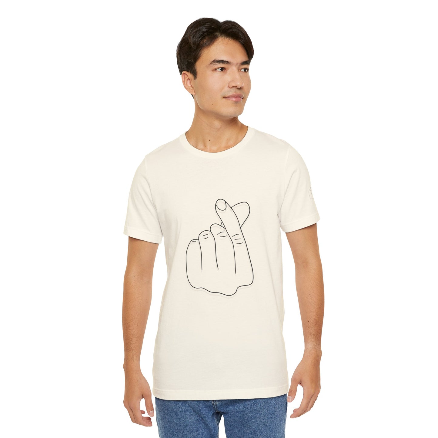 Minimalist Hand Sign Unisex Tee | Casual Everyday Wear | Perfect for Gift Givers