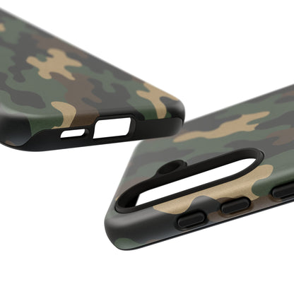 Camouflage Phone Case, Tough Cases, Military Style, Unique Phone Accessories, Gift for Him, Durable Phone Cover - TRV