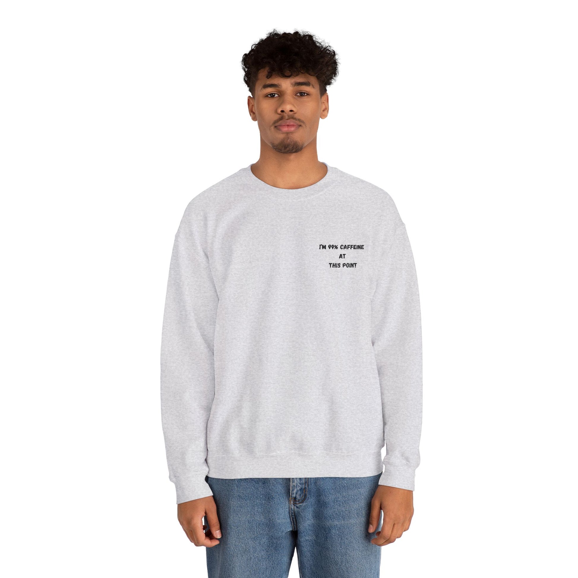 Caffeine Lover's Crewneck Sweatshirt | Unisex Heavy Blend - TRV