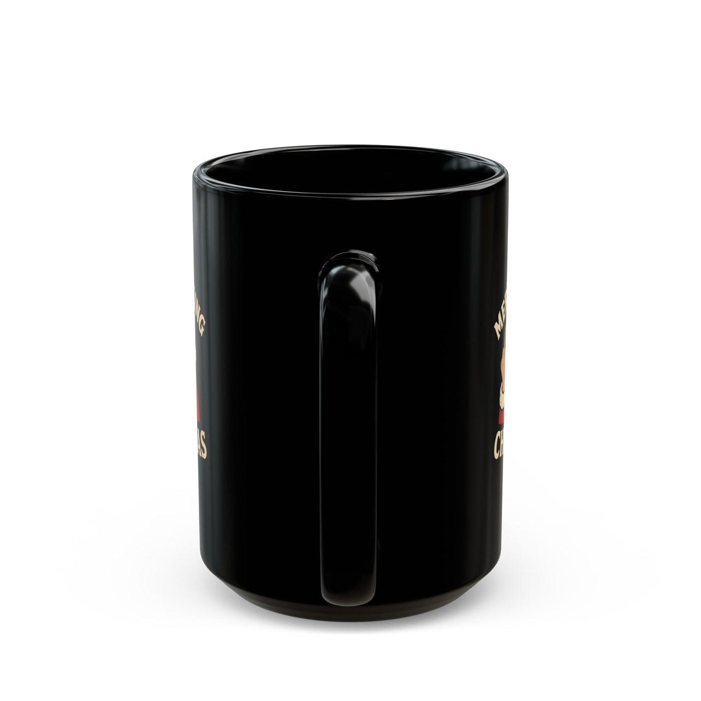 Mug — "Merry Fucking Christmas" Funny Santa Coffee Mug (Black, 11/15oz)