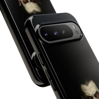 Gothic vampire portrait phone case for iPhone featuring a Dracula horror design by Printify.