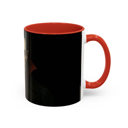 Gothic Dracula Vampire Accent Coffee Mug | Spooky Halloween Gift, Unique Home Decor, Collector's Mug, Coffee Lover's Gift - TRV