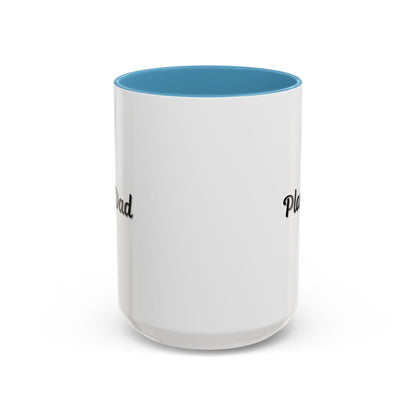 Black-handle Plant Dad coffee mug with plant illustrations, 11oz or 15oz, perfect for plant lovers and gift-givers.