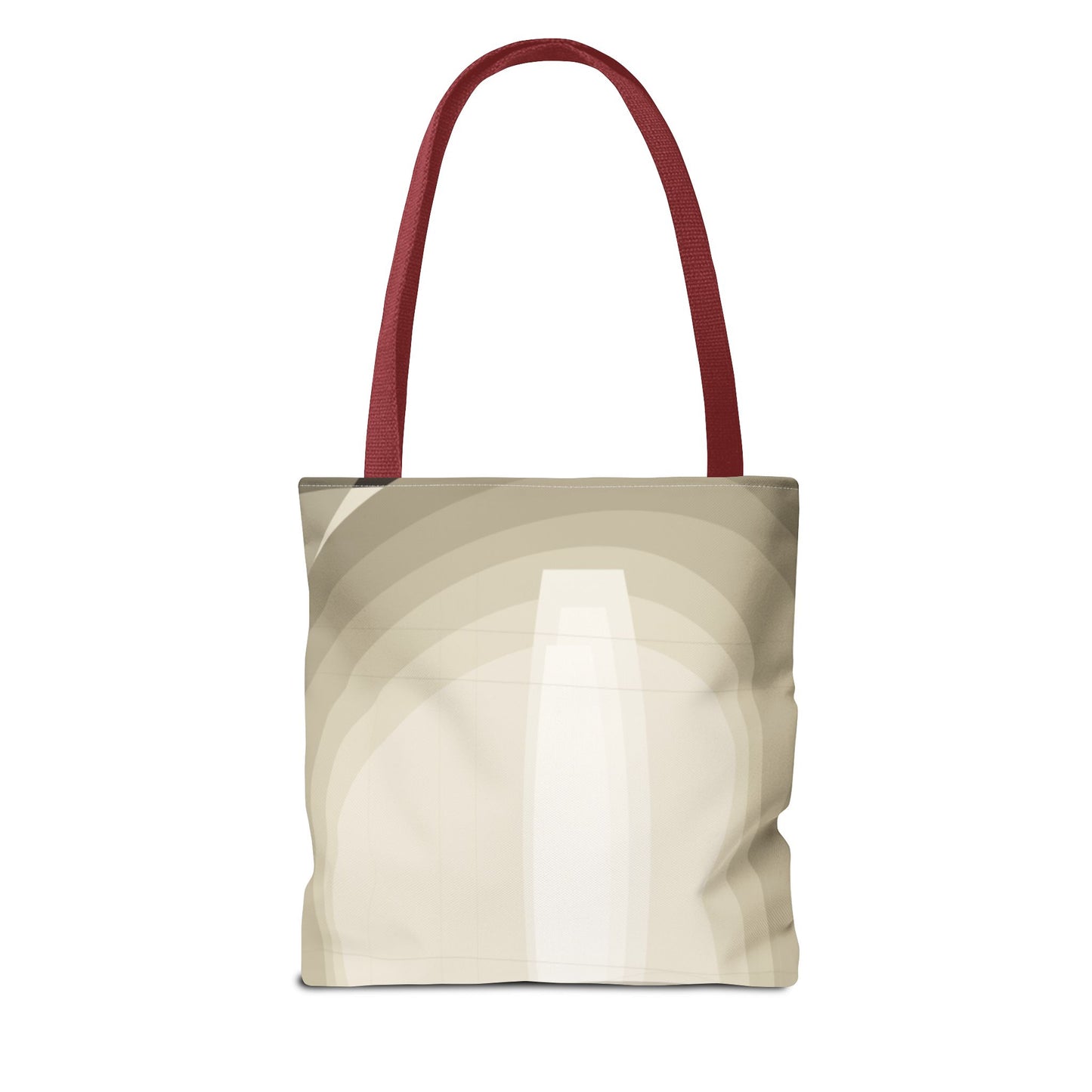 Neutral Abstract Light Beam Tote Bag | Minimalist Geometric Pattern