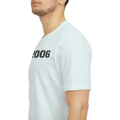 Established 2006 Graphic Tee, Unisex Jersey Shirt, Casual Wear, Birthday Gift, Anniversary Keepake, Statement T-Shirt, Vintage Style