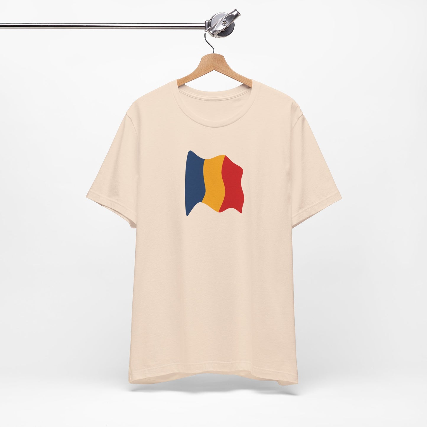 Romanian Flag Unisex Short Sleeve Tee, Casual Shirt, Travel T-Shirt, Gift for Romanians, Summer Outfit, Everyday Wear