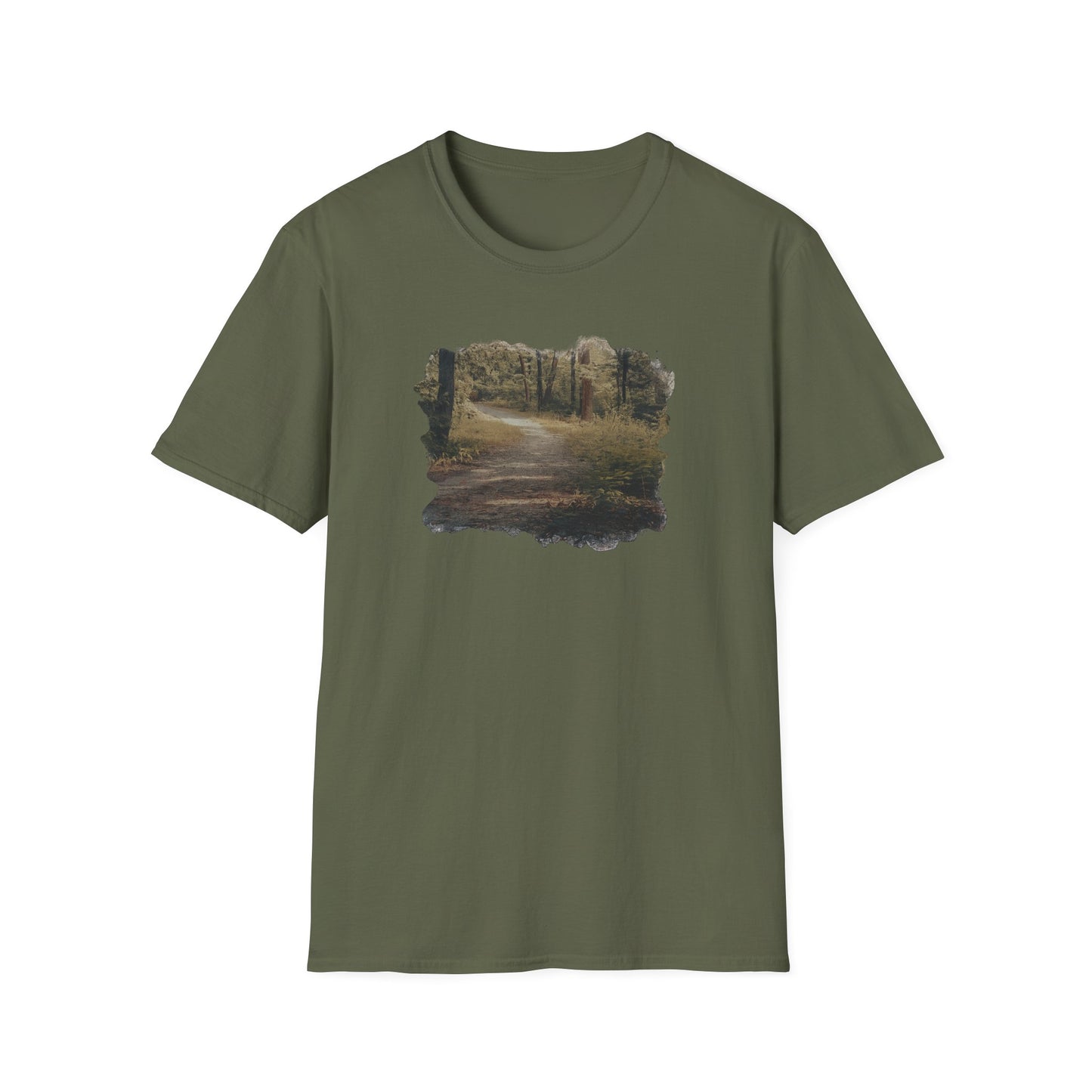 Nature-Inspired Unisex Softstyle T-Shirt, Eco-Friendly Fashion, Outdoor Lover Tee, Gift for Nature Enthusiasts, Casual Everyday Wear