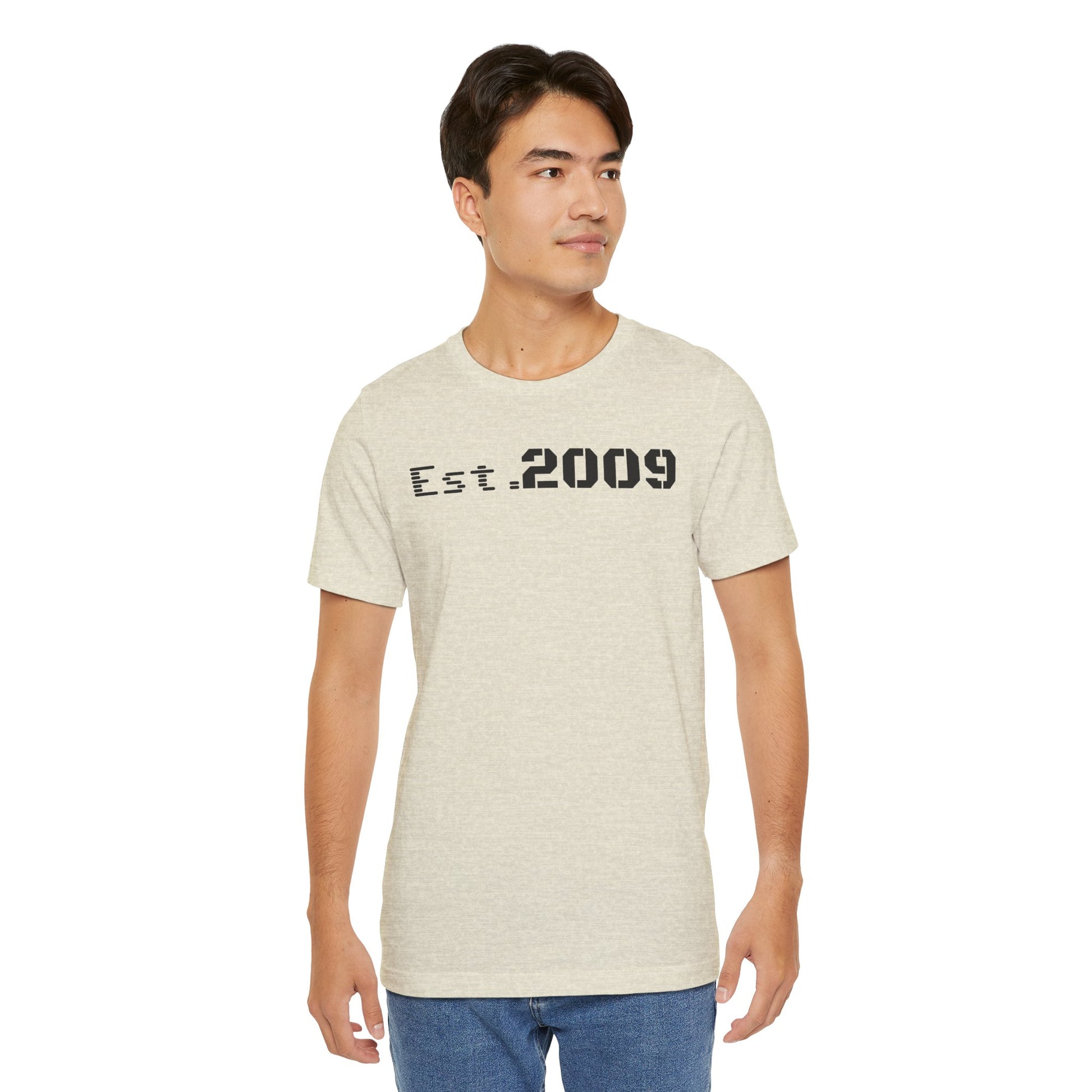 Established 2009 Unisex Tee - Casual Wear, Birthday Gift, Graduation Outfit, Anniversary Shirt, Personalized Fashion - TRV