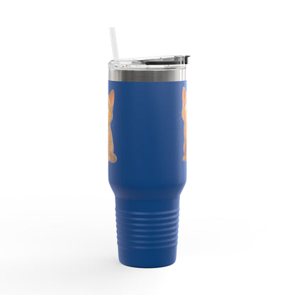 Cute Cat Insulated Travel Mug, 40oz - Perfect for Pet Lovers, Gifts for Cat Owners, Travel Accessories, Cute Drinkware, Animal Lovers - TRV