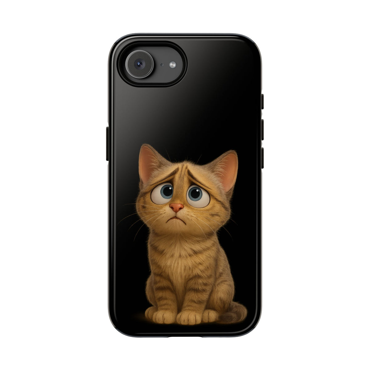 Cat Phone Case, cute sad kitty design - view 77